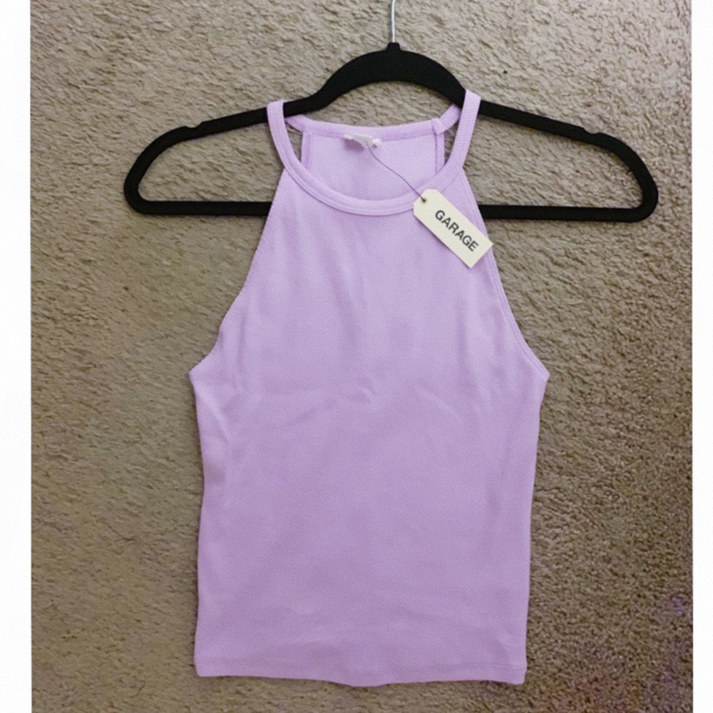 Light purple crop top, new from the garage, M